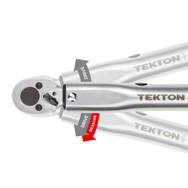 Tekton 1/4 Inch Drive Click Torque Wrench (20-200 in-lbs) from GME Supply