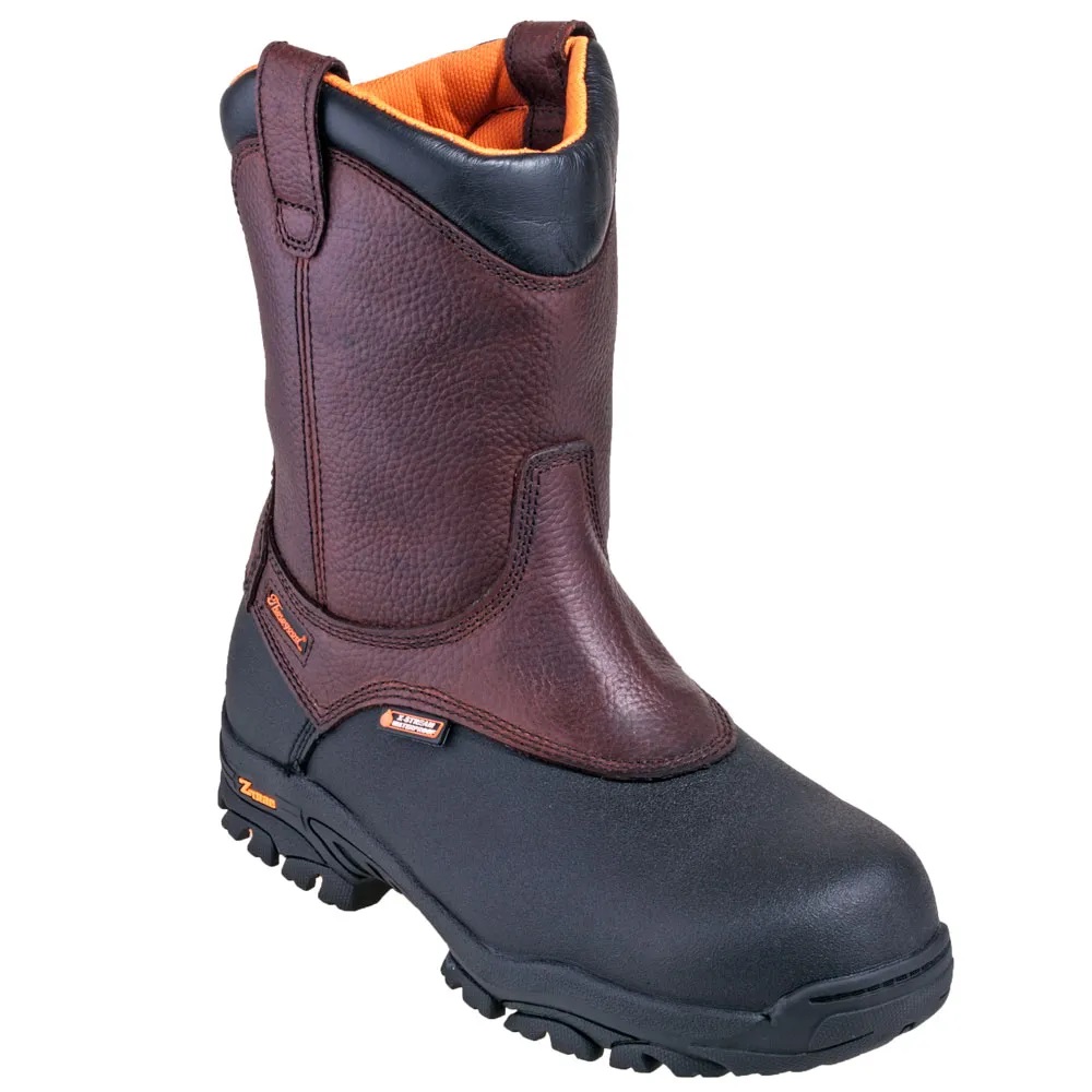 Thorogood Crossover Series 8 Inch Brown Wellington Waterproof Composite Toe Boots from GME Supply