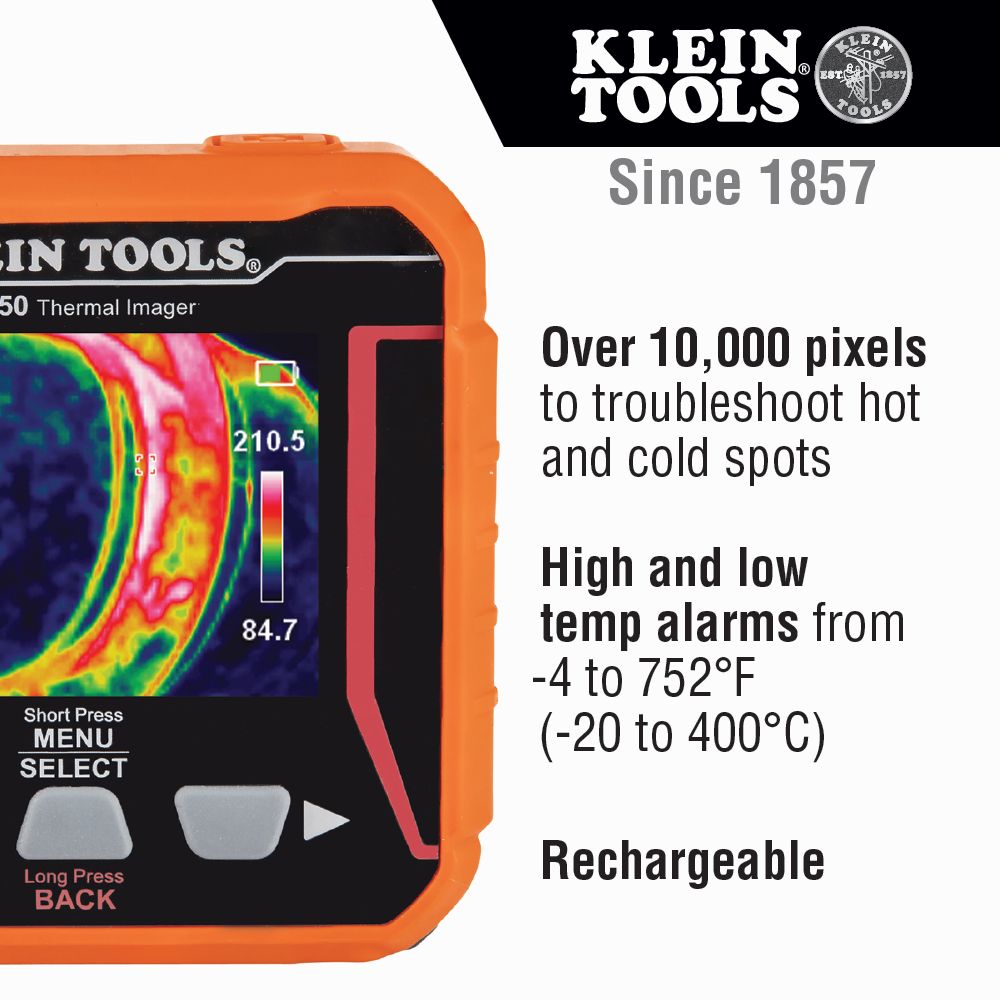 Klein Tools Rechargeable Thermal Imager from GME Supply