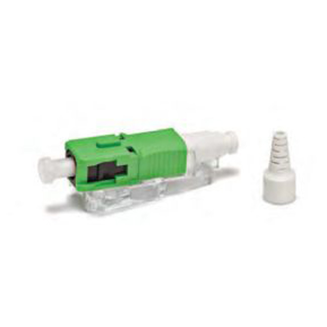 WireWerks SC Field-Installable Fiber Optic Connector (APC) (Non-Splice) from GME Supply