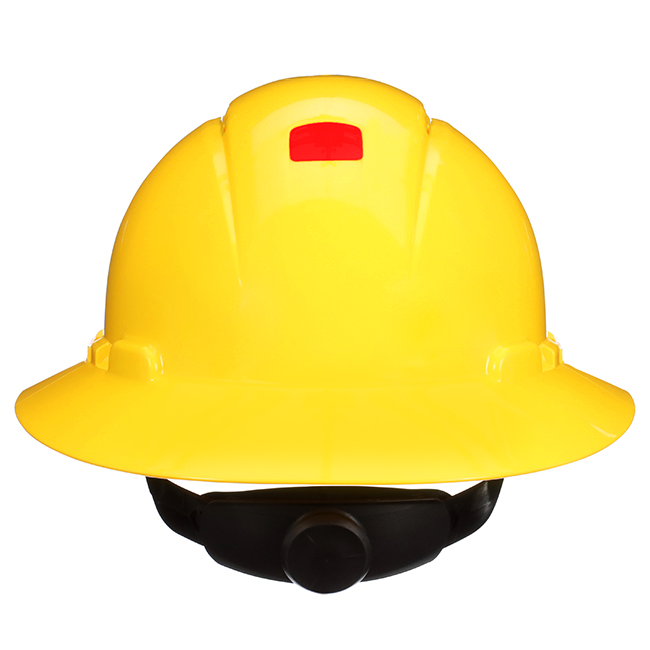 3M SecureFit Full Brim Hard Hat with 4-Point Ratchet Suspension and Uvicator from GME Supply