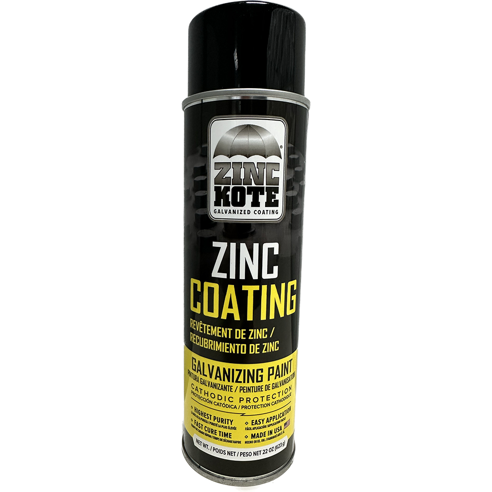 Zinc Kote Zinc Film Cold Galvanizing Coating - 22 oz Aerosol Can from GME Supply