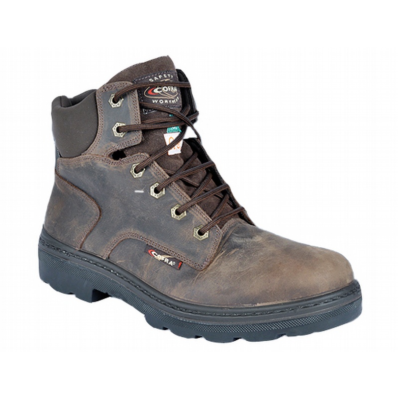 Cofra Leader Brown Steel Toe EH PR Frontline Work Boot from GME Supply