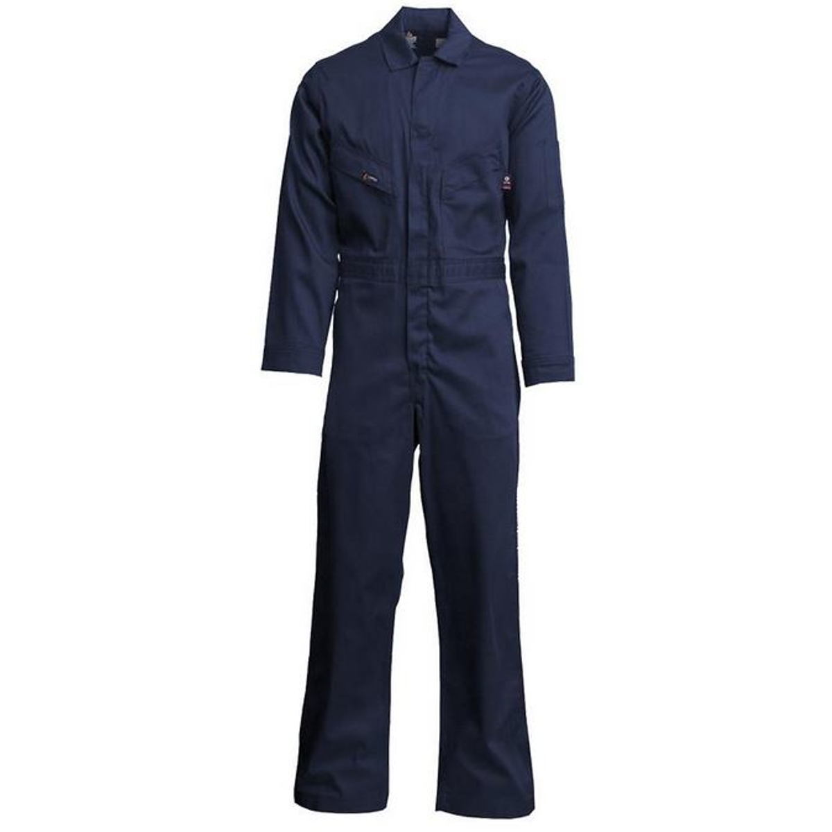 Lapco CVFRD7 7oz FR Deluxe Coveralls Cotton Navy  - 2X-Large Regular from GME Supply