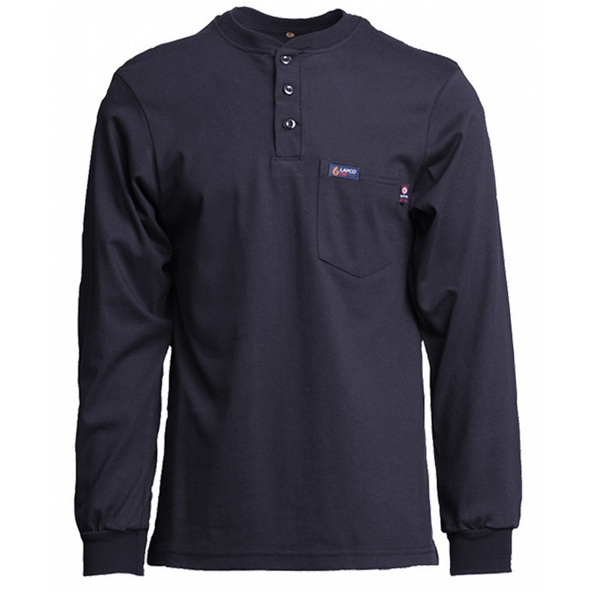 Lapco FR Henley Tee -  Navy from GME Supply