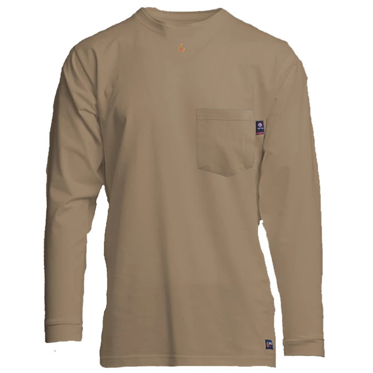 Lapco FR 6 oz Pocket Summer Weight T-shirt - Khaki from GME Supply