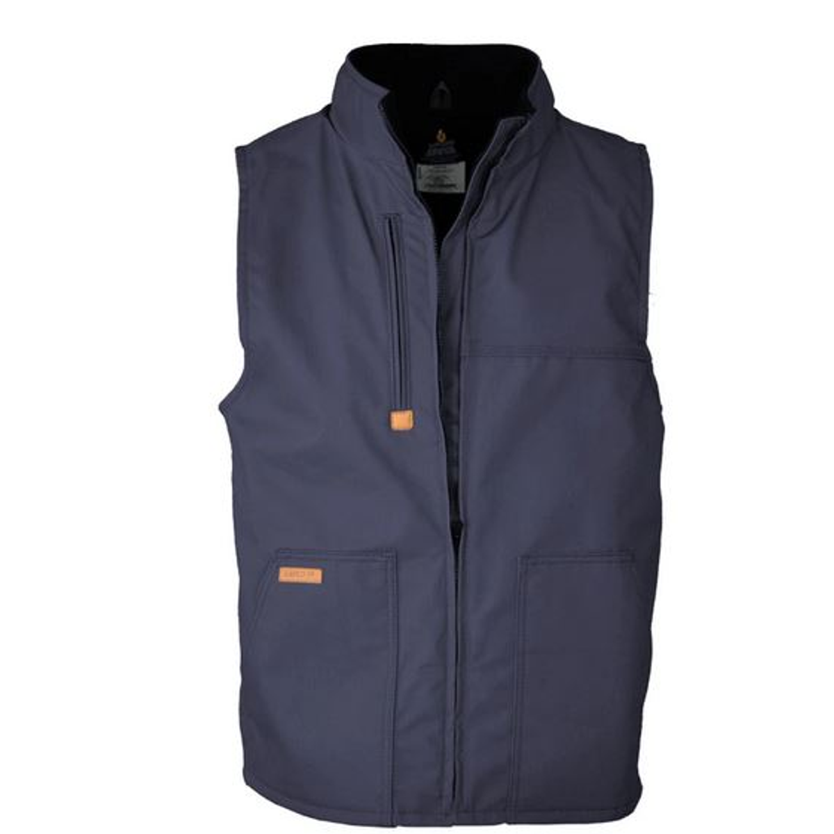 Lapco V-FRWS9 FR Fleece Lined Vest with Windshield Technology - Navy from GME Supply