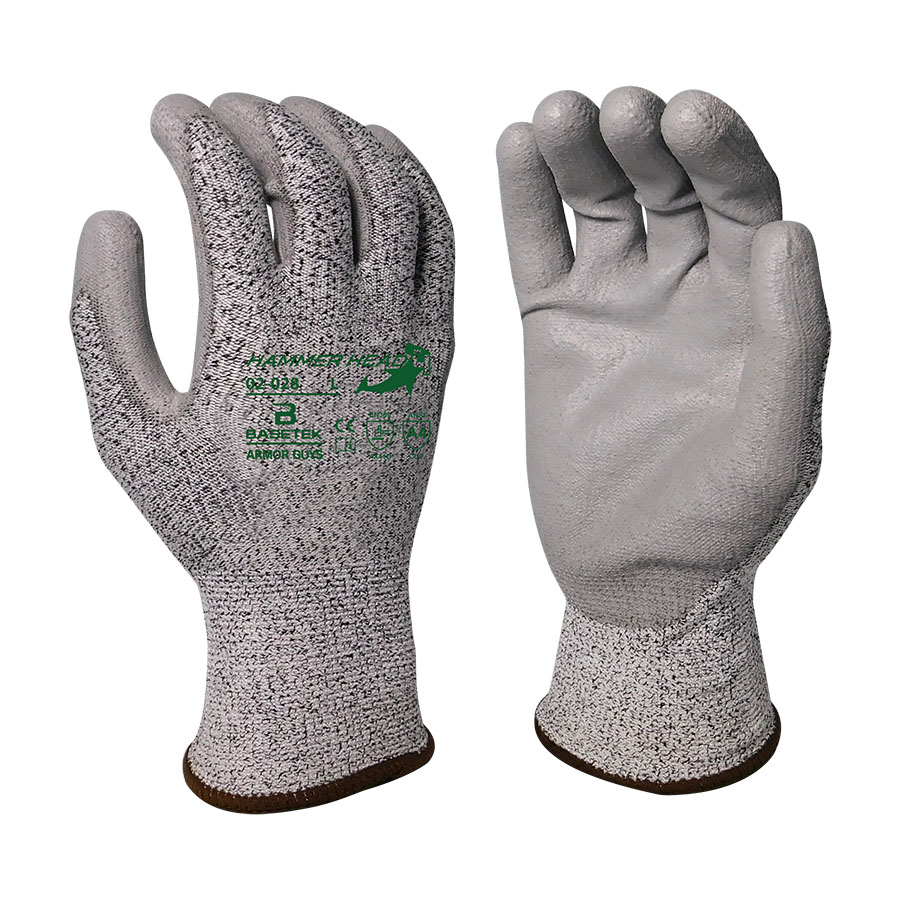 Armor Guys Hammer Head Basetek Cut Level 4 Poly Coated Gloves from GME Supply