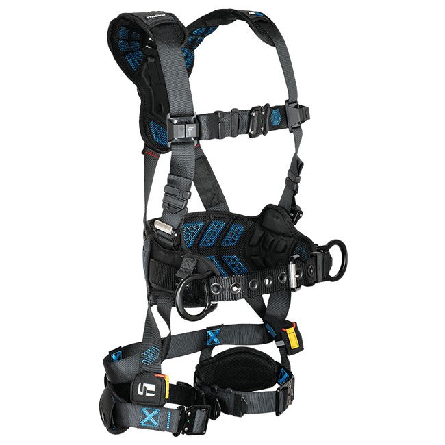 FallTech FT-One 3 D-Ring Construction Harness with Quick-Connect Legs from GME Supply