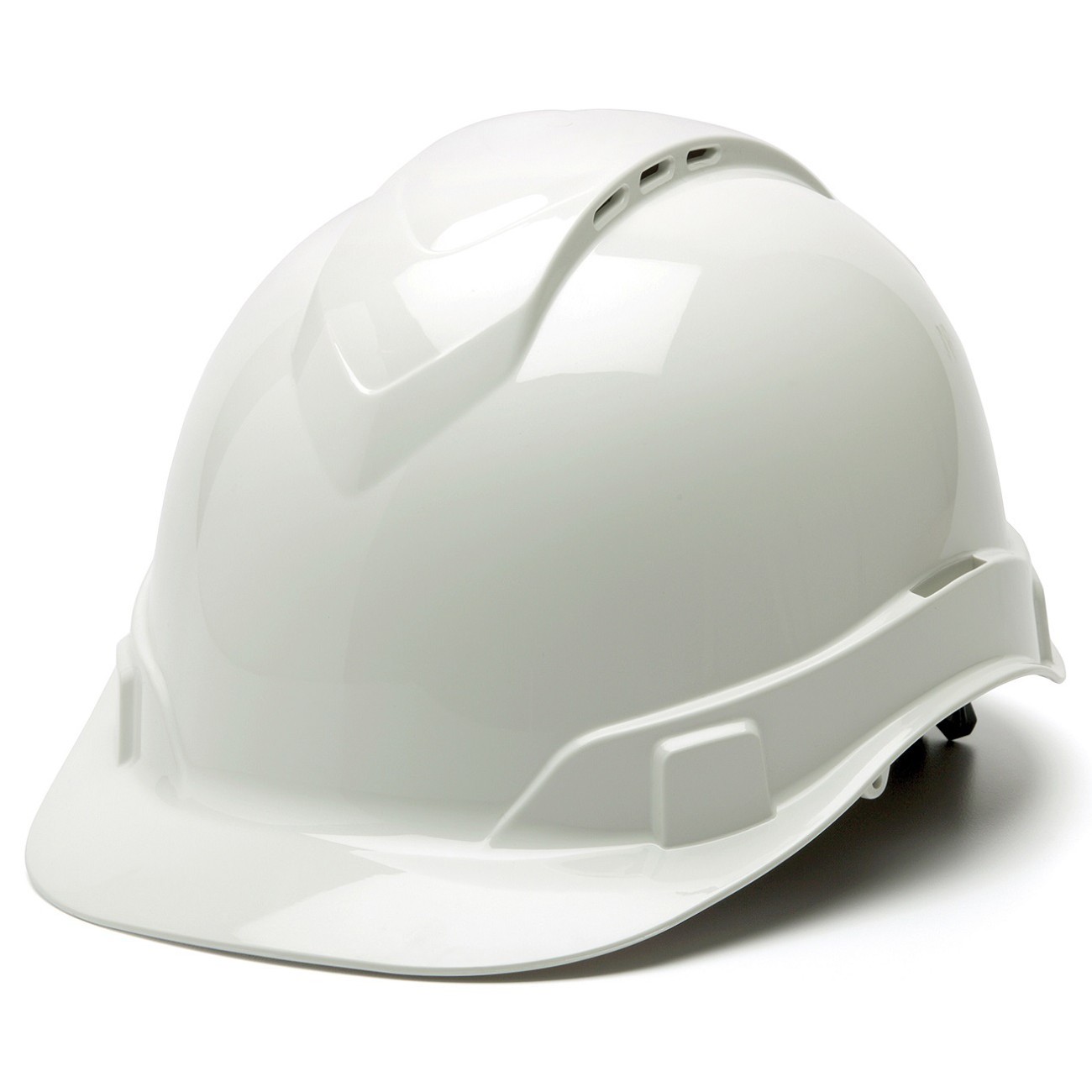 Pyramex Ridgeline Vented Cap Style Hard Hat with 4 Point Ratchet Suspension from GME Supply