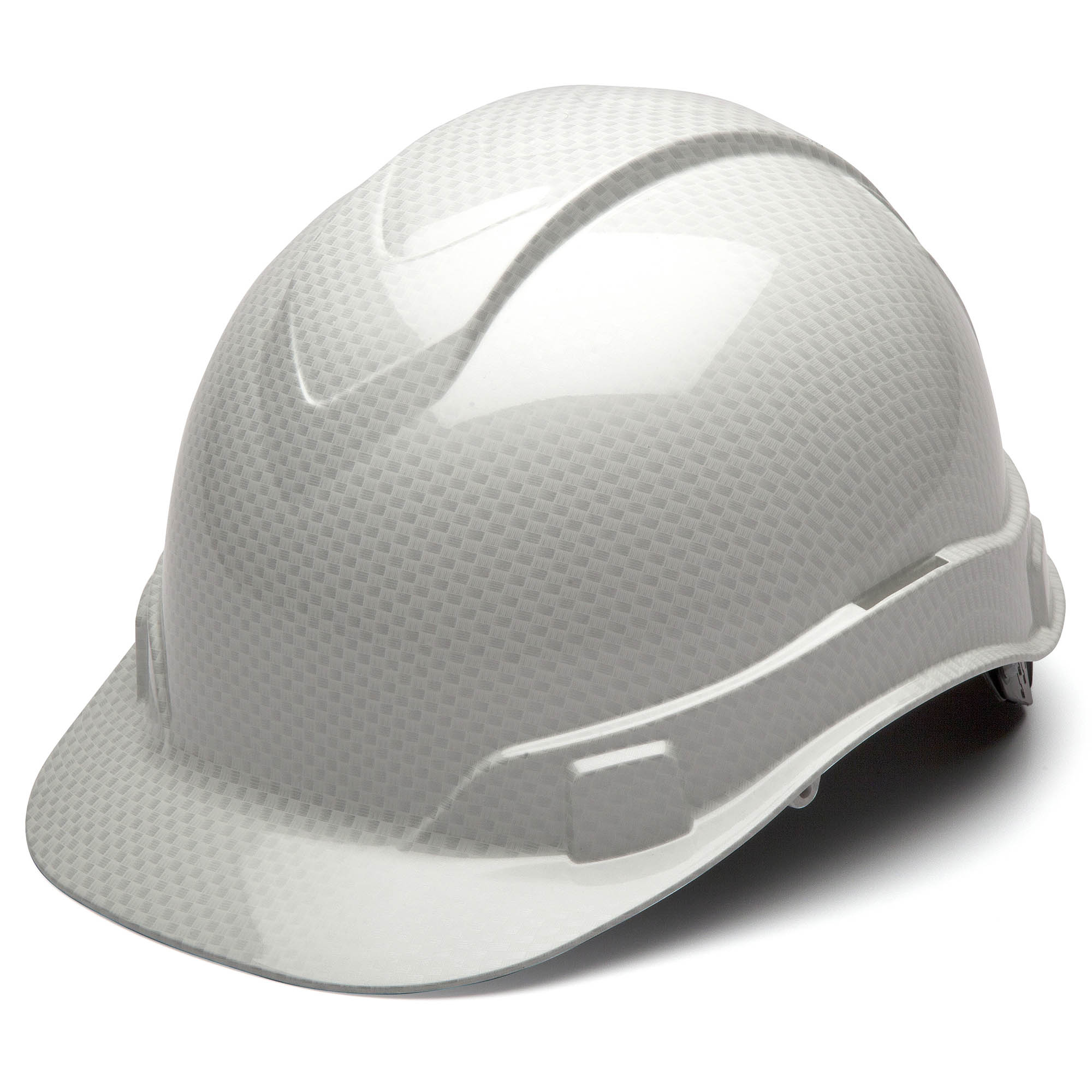 Pyramex Ridgeline Cap Style Hard Hat with 4 Point Ratchet Suspension from GME Supply