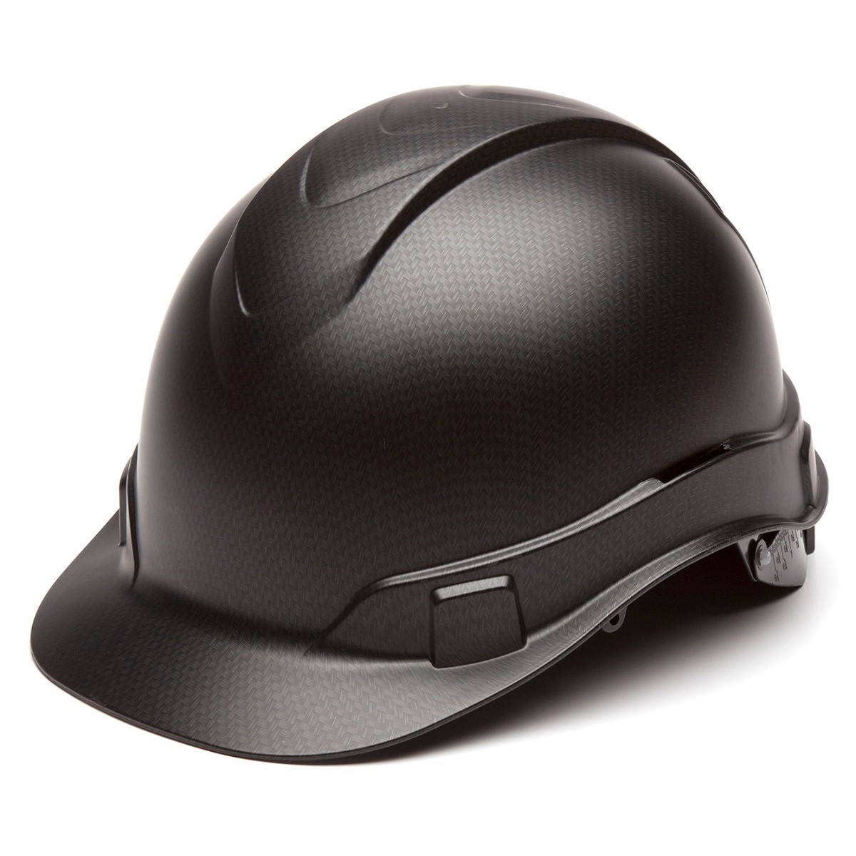 Pyramex Ridgeline Cap Style Hard Hat with 4 Point Ratchet Suspension from GME Supply