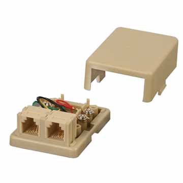 CTS Surface Jack (Dual) Ivory from GME Supply