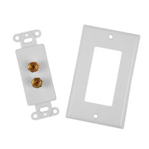 CTS Wall Plate (2 Port Audio) from GME Supply