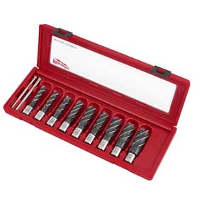 Milwaukee 9 Piece Annular Cutter Set from GME Supply