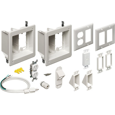 Arlington Industries Recessed TV Box Kit from GME Supply