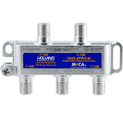 Holland F-Splitter 4-way (MoCA) from GME Supply