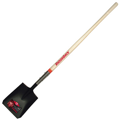 Razor-back Professional Tools Square Point Shovel from GME Supply